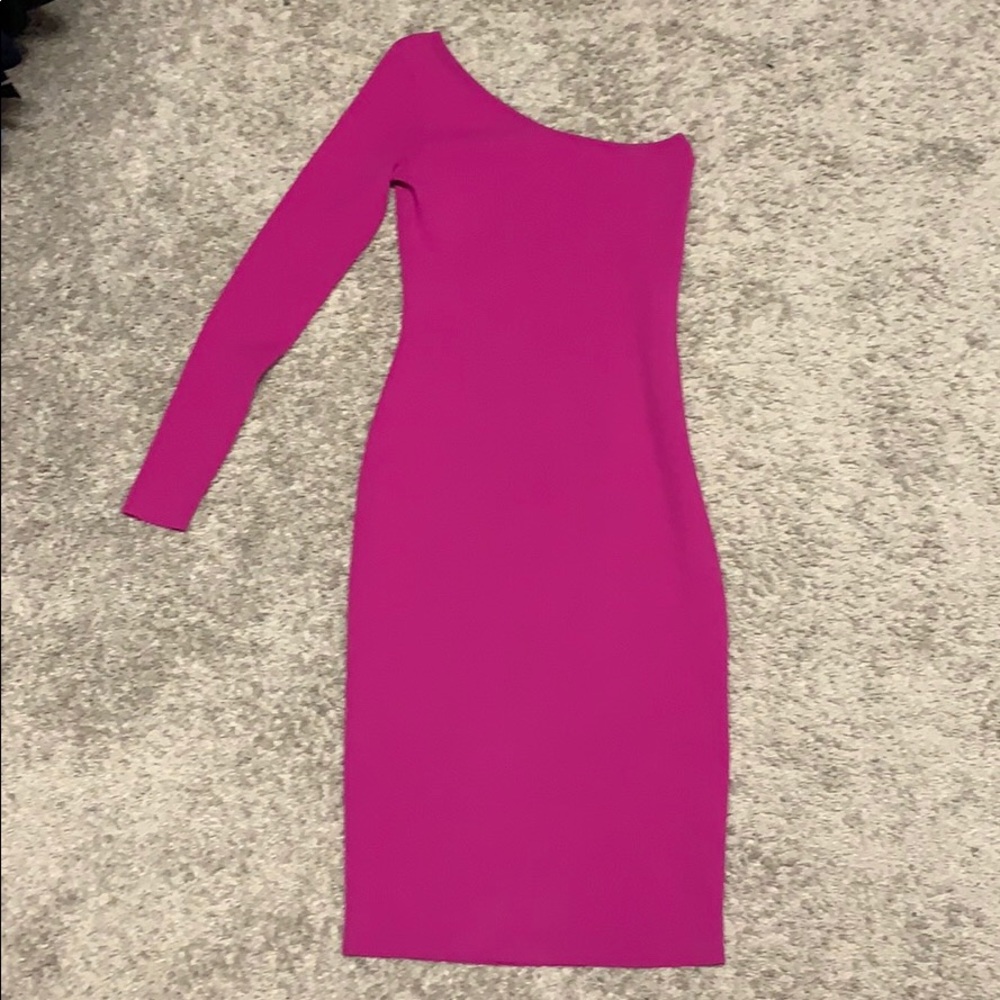 Diane Von Furstenberg (DVF) Knit 1-Shoulder  Dress